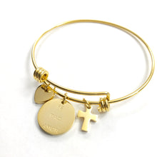 Load image into Gallery viewer, Pulsera Fe, Paz, Amor