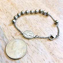 Load image into Gallery viewer, Pulsera Rosario con Medalla Virgen Milagrosa