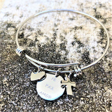 Load image into Gallery viewer, Pulsera Fe, Paz, Amor