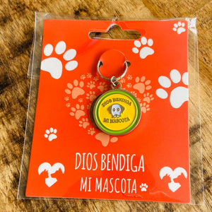 Medalla Dios bendiga mi mascota perro-dog